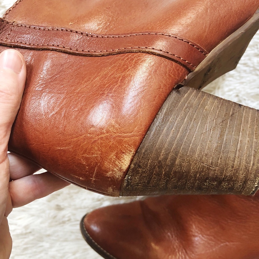 Madewell tan Billie boots